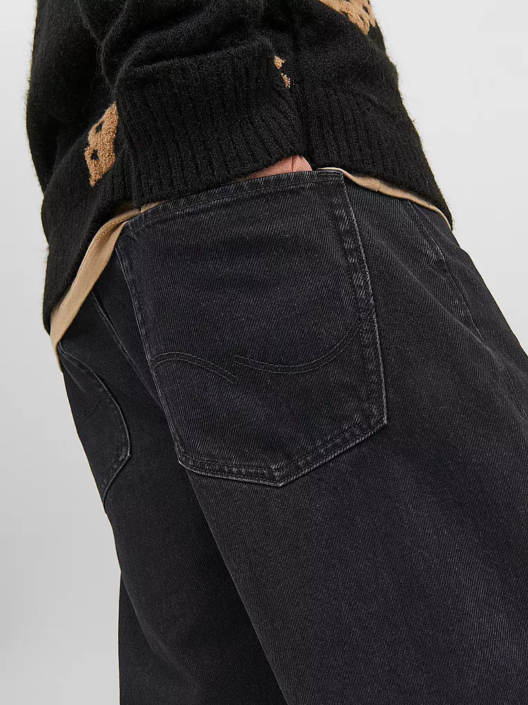 JACK & JONES Jeans Loose Fit JJIALEX JJORIGINAL schwarz