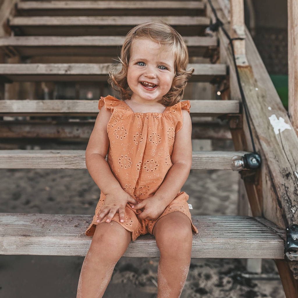 Your Wishes playsuit Ruby oranje