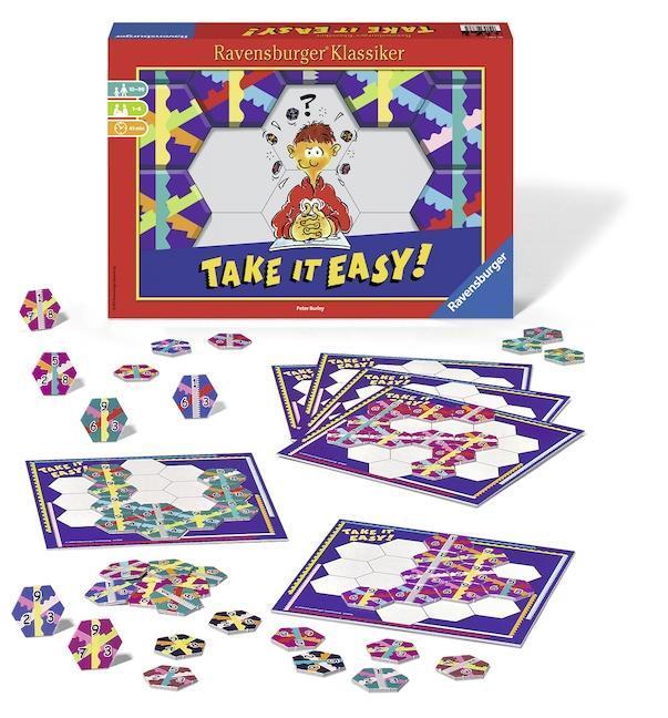 Ravensburger 26738 - Take it easy! - Legespiel für 1-6 Spieler, Strategiespiel ab 10 Jahren, Ravensburger Klassiker