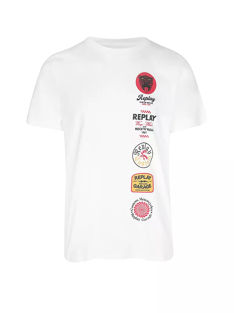 REPLAY T-Shirt  weiss