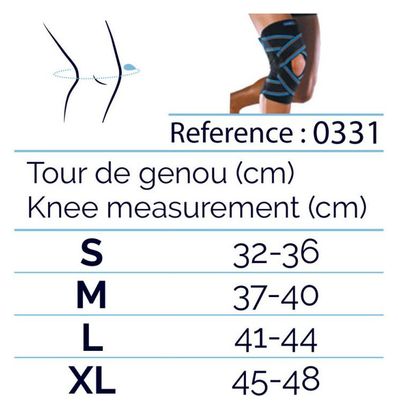 Genouillère Thuasne Sport STRAPPING Noir