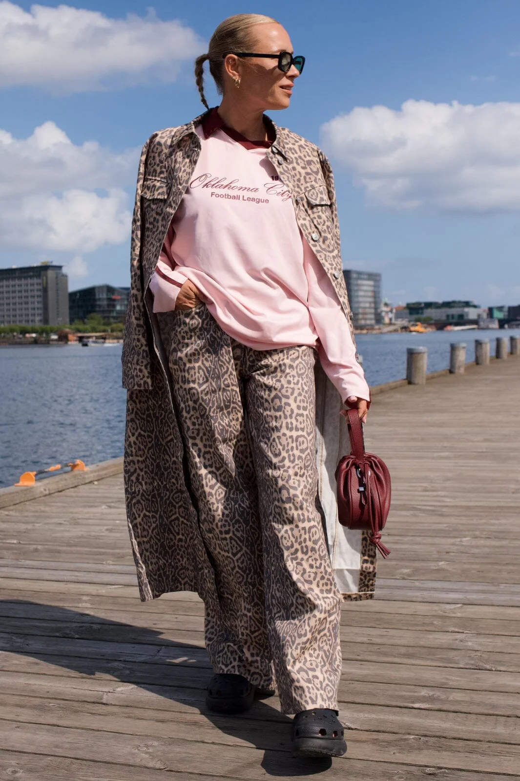 Pieces Pcfia Wide Denim Pants Fsy