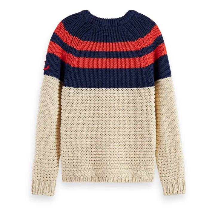 Scotch & Soda Pull Colorblock | Beige