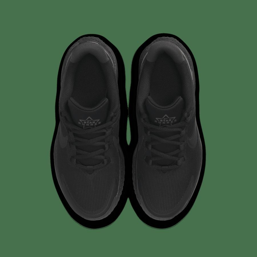 Nike Star Runner 4 Big Kids' Road R BLACK/BLACK-BLACK-ANTHRACITE