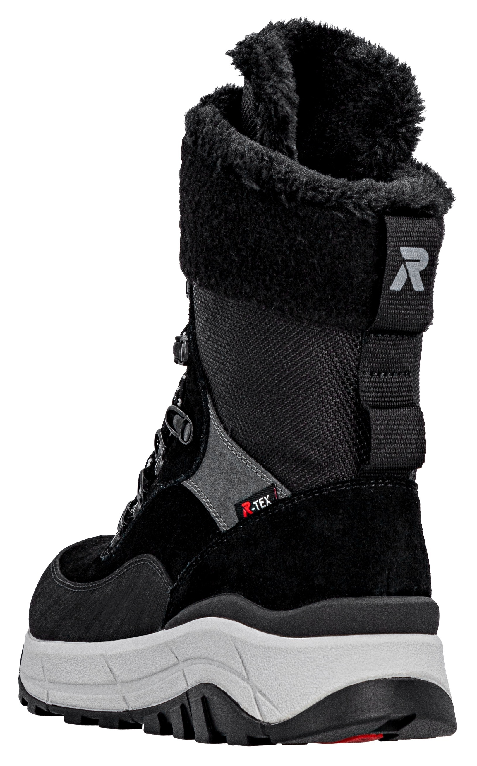 RIEKER Sport Winterboots  , Schneeboots, Outdoorstiefelette, TEX Ausstattung, Fiber Grip Sohle