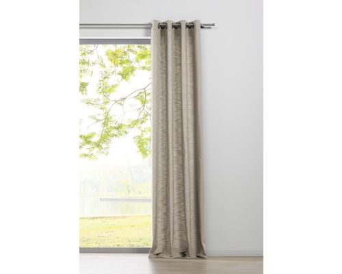 Sjaal met oogjes, balans beige 135x245 cm