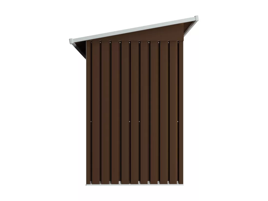 Abri de stockage pour jardin Marron 194x121x181 Acier