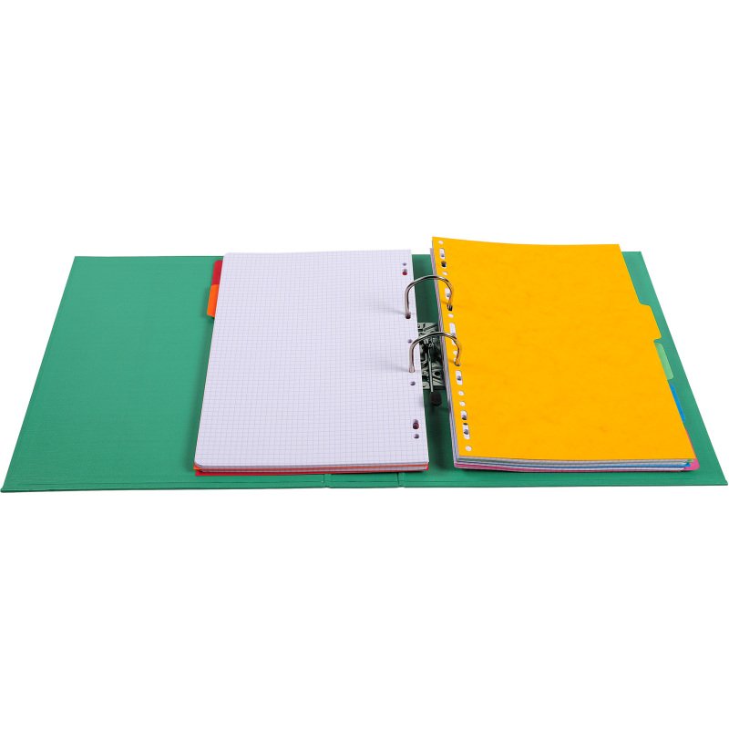 Classeur à levier plastifié Exacompta Prem Touch A4 - Dos 7 cm couleurs assorties vives