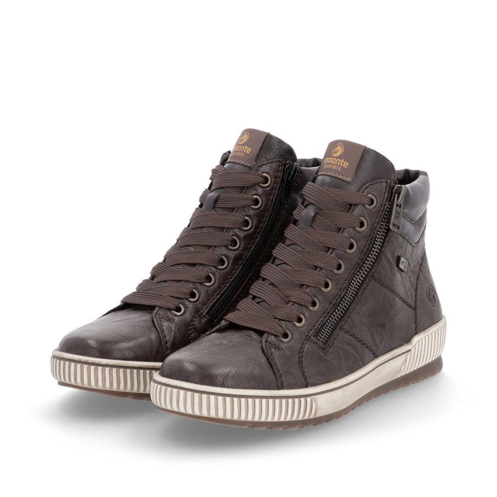 Remonte Damen-Schnürstiefelette Braun