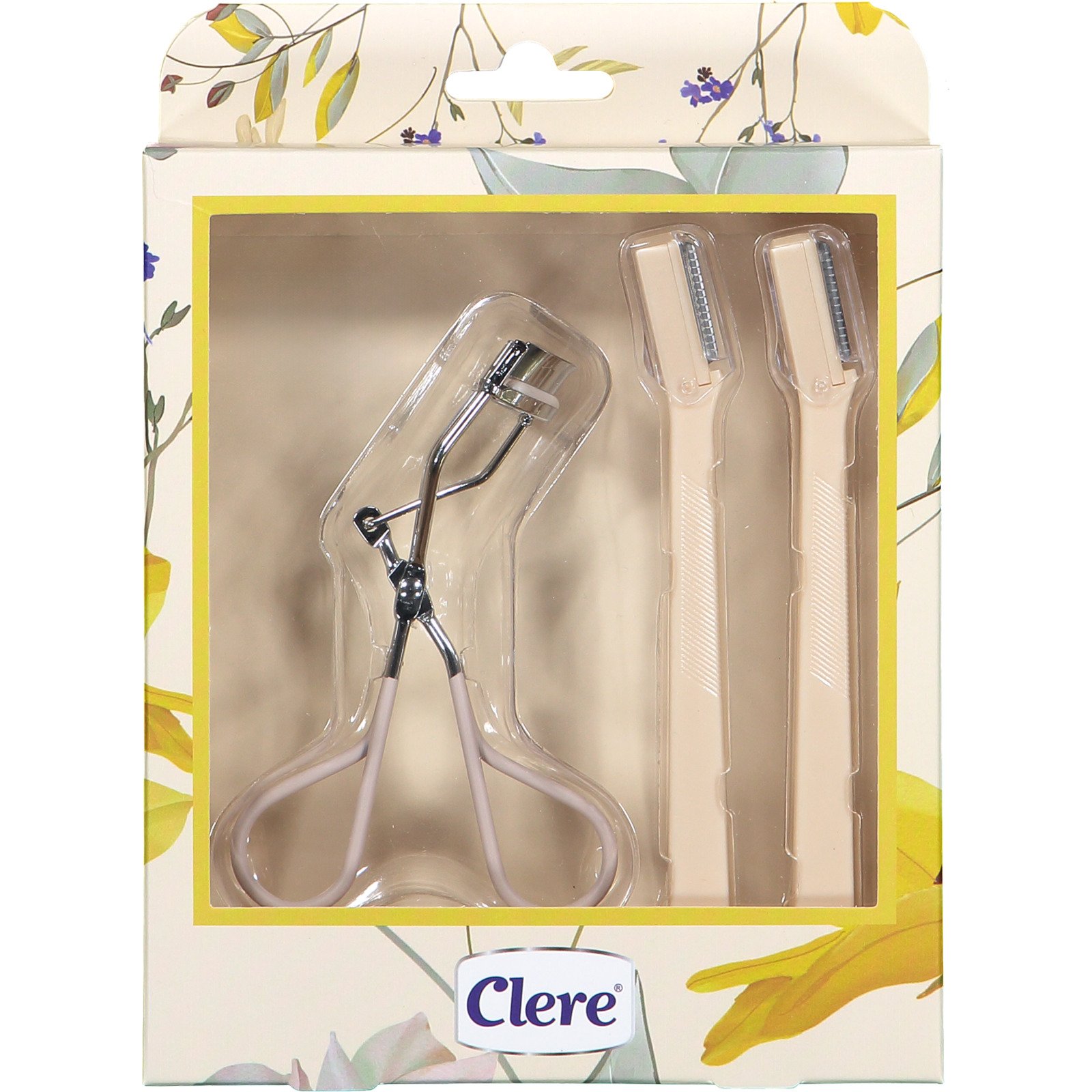 Clere Set Wimpern-Brauen 3er