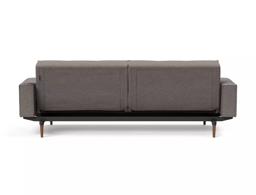 Schlafsofa mit Armlehnen Splitback Styletto dunkel