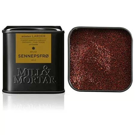 Mill & Mortar Sennepsfrø hele brune Ø - 50 g