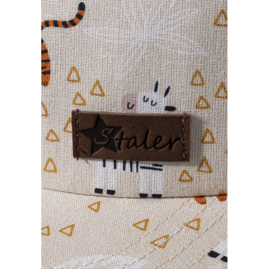 Sterntaler Baseball-Cap Zootiere beige