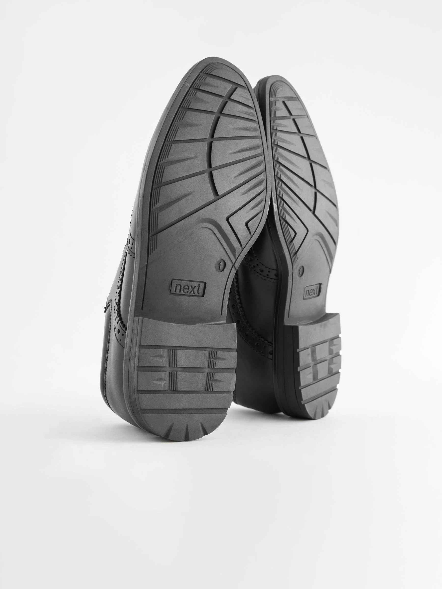Zwart - Leren veterbrogues