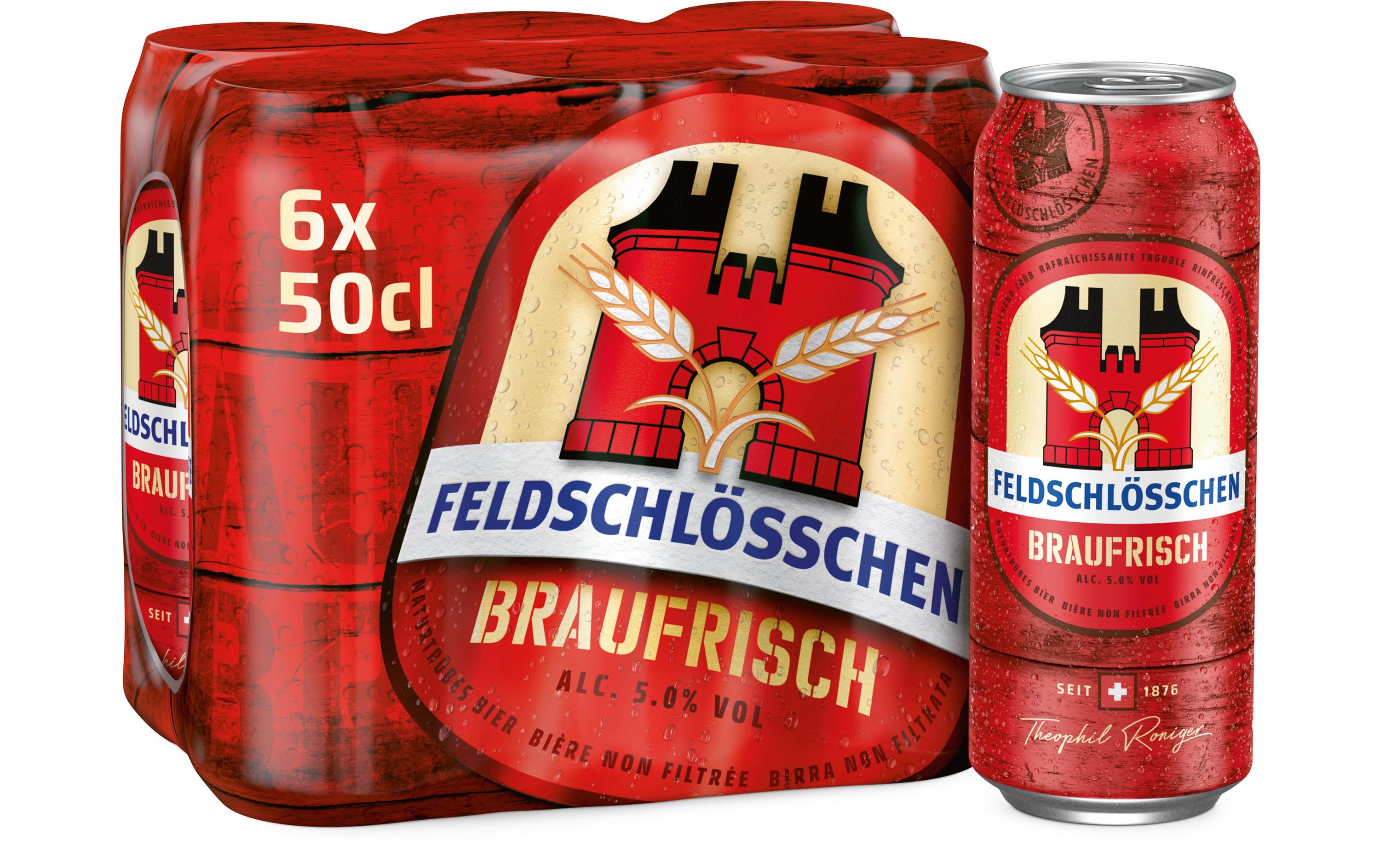 Bier Braufrisch 6 x 0.5 lNaturtrübes Lagerbier
