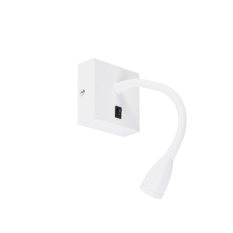 Moderne flexibele wandlamp wit LED - Flex