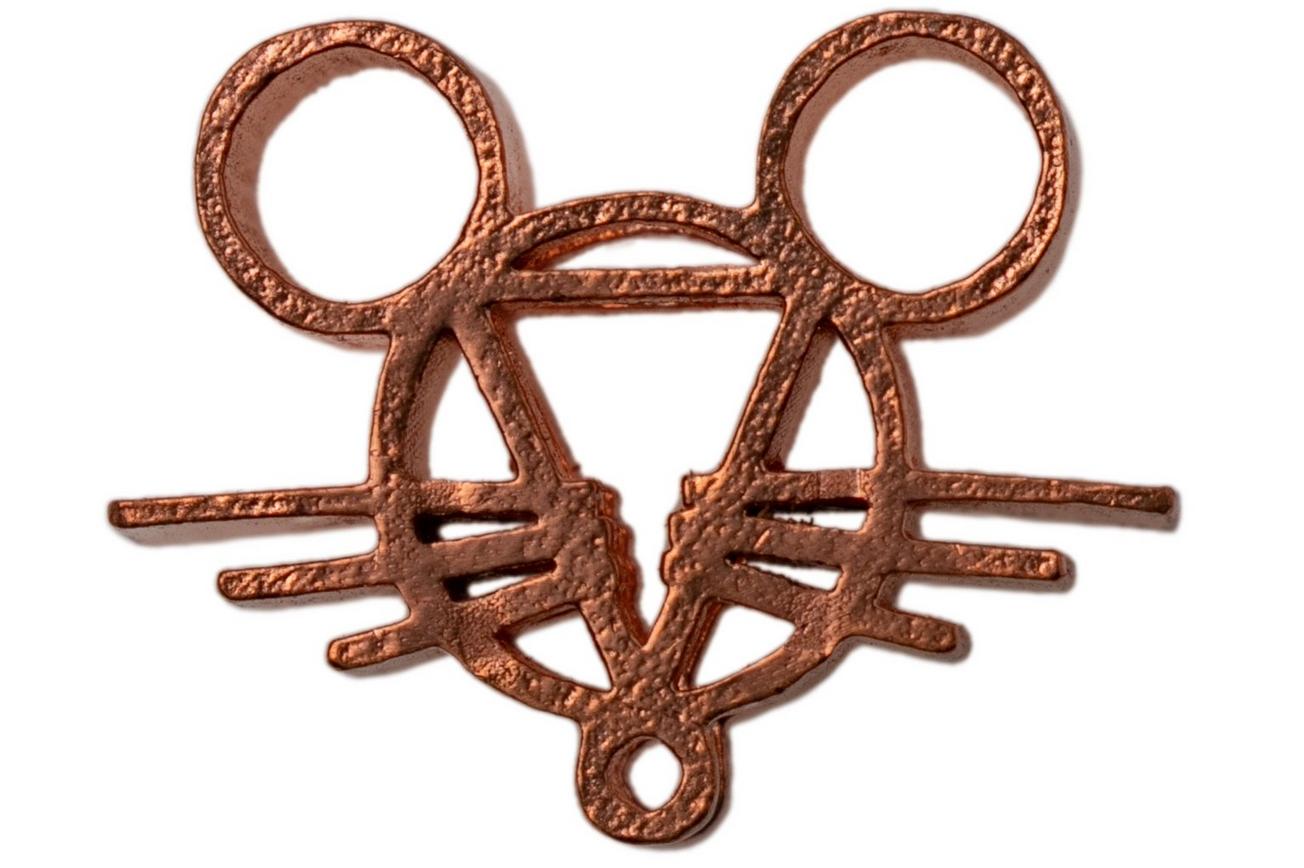 GiantMouse Copper Lanyard Bead