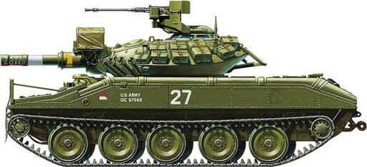 Tamiya - M551 Sheridan Vietnam War Byggesæt - 1:35 - 35365