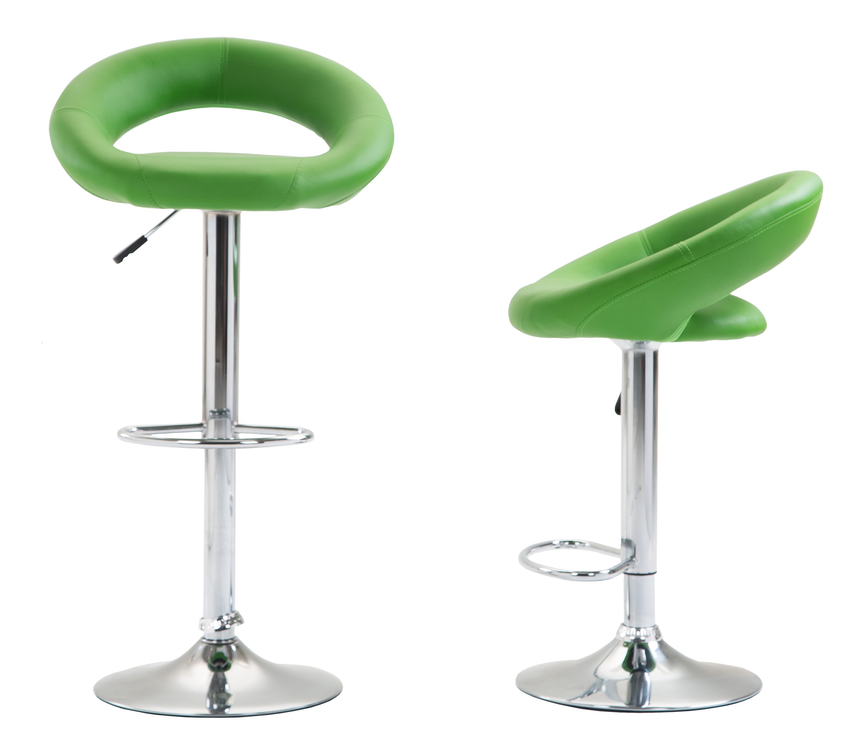 Barhocker WANDA 2er Set grün