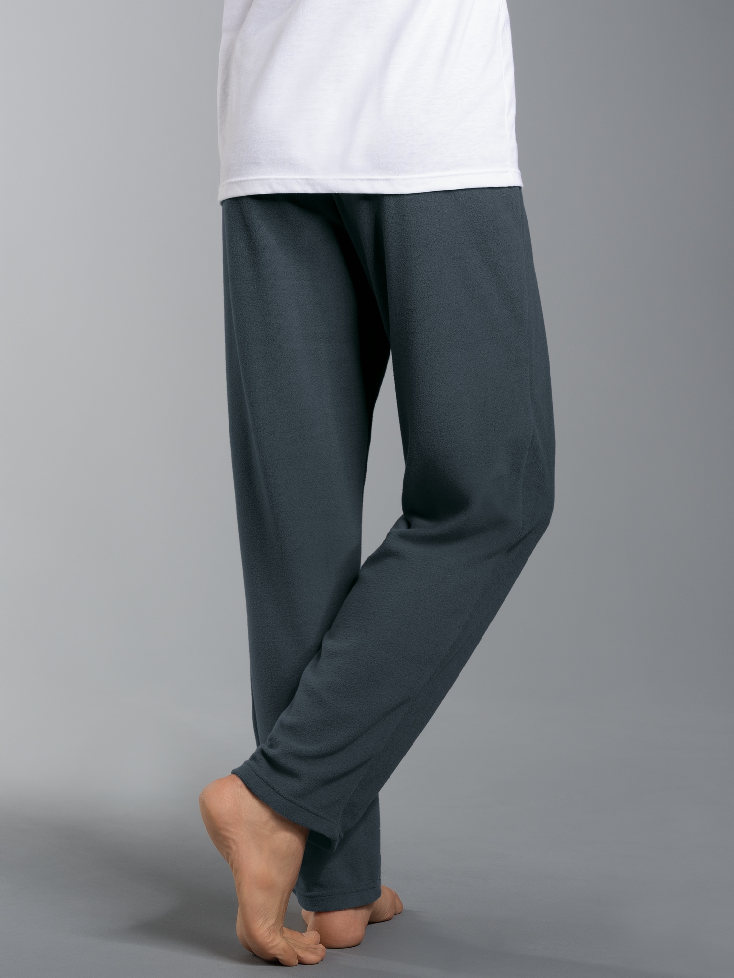 Leichte Fleece-Freizeithose Anthrazit