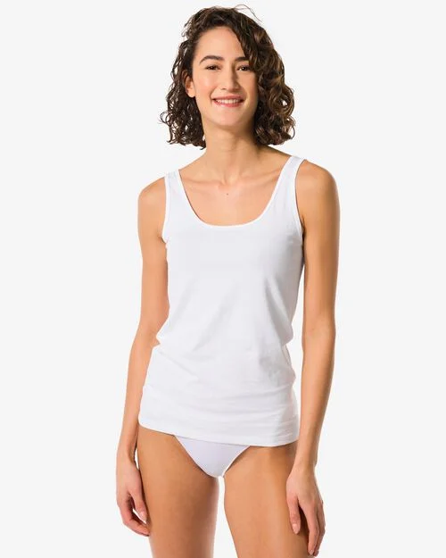 débardeur femme blanc