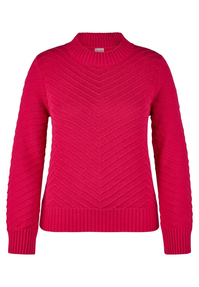 Rabe Strickpullover mit Ripp-Muster