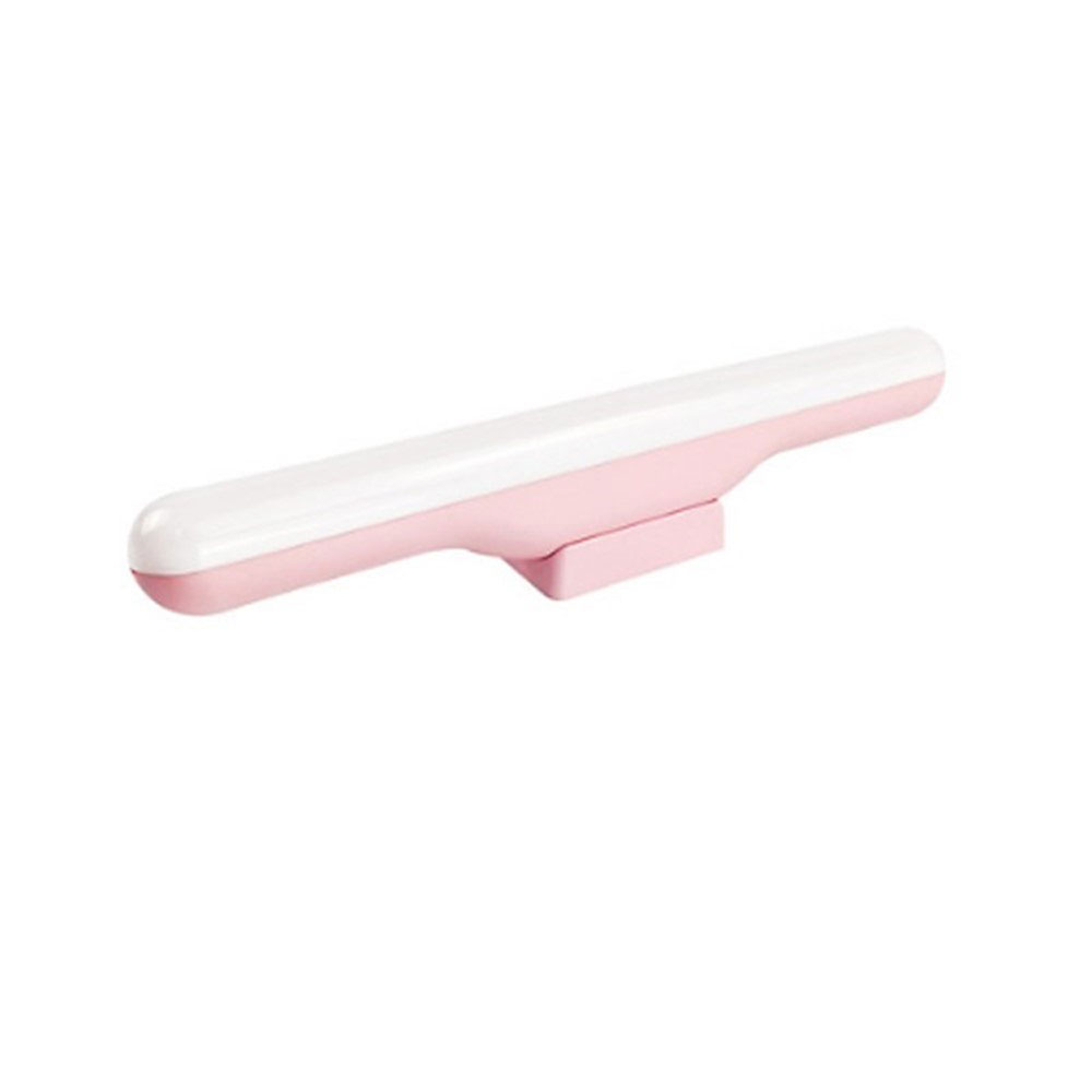 (30cm) 14 LED's Lichtleiste Magnetische USB Leuchte Schrank Beleuchtung mit Touch   Halterung - Rosa