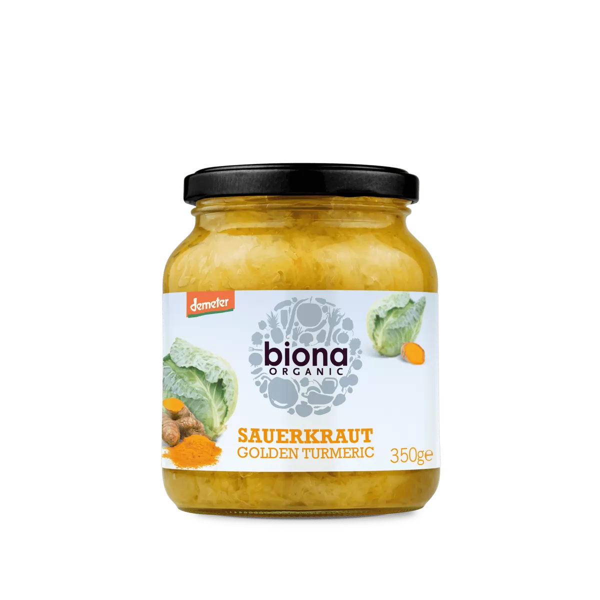 Biona Organic Sauerkraut med gurkemeje Ø - 350 g