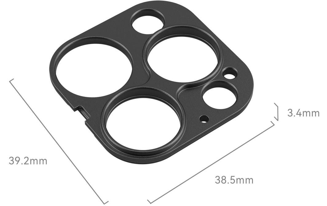 17 mm Gewindelinse Rückscheibe für iPhone 15 Pro (Max) CageRückscheibe für iPhone 15 Pro Max / 15 Pro Cage