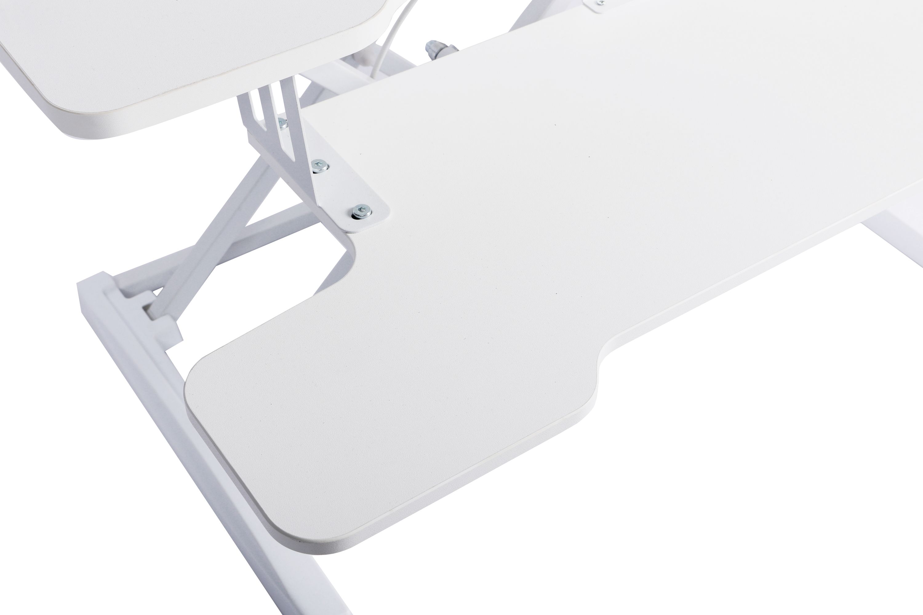 Stehtisch Monitorständer 91.5 x 40 cm weiss