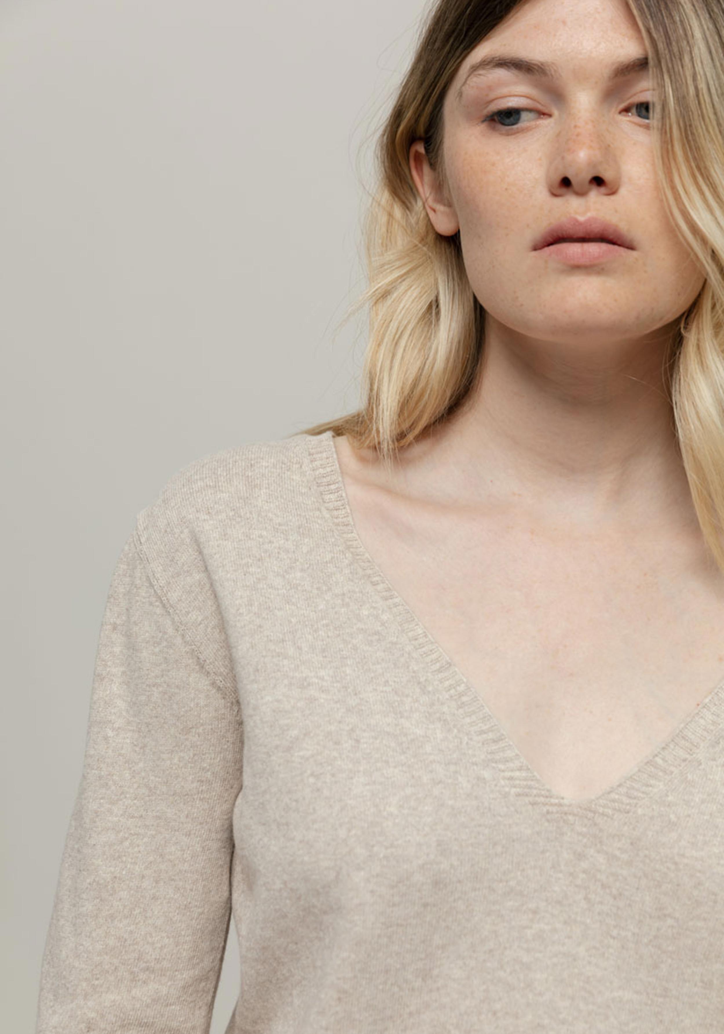Rifo Strickpullover Aura Beige Avena