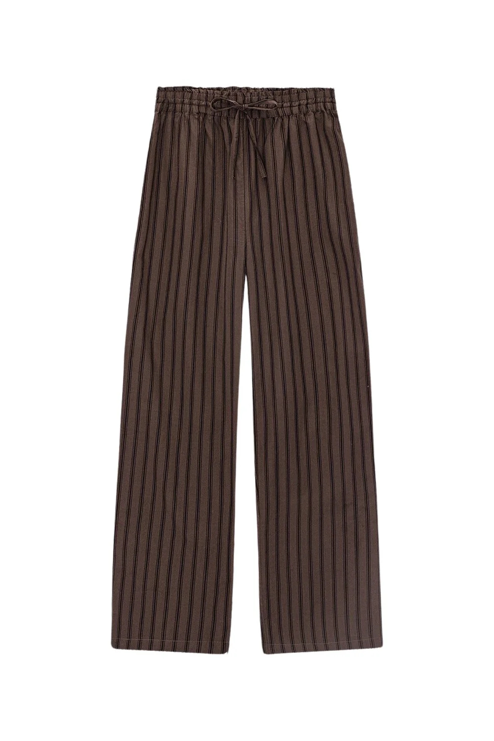 Moshi Moshi Mind  Moon Stripe løse bukser - brun/sort