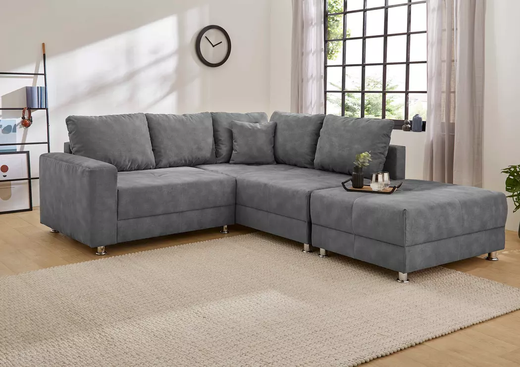 Ecksofa mit Hocker Almeria