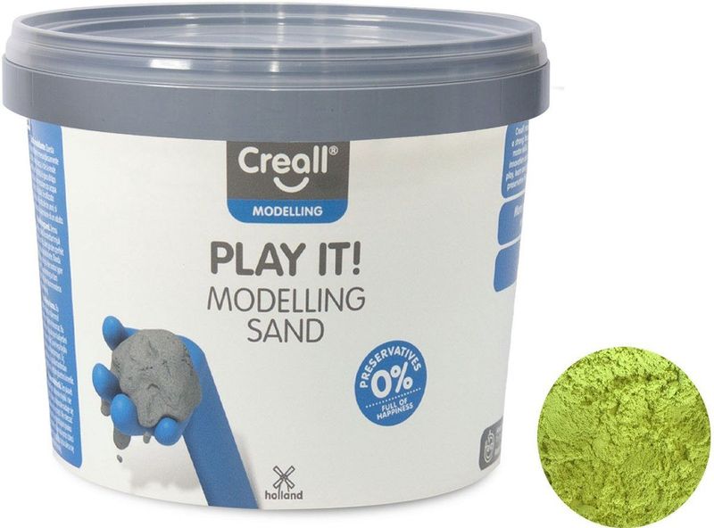 Creall - Play It - Speelzand - Geel - 750gr