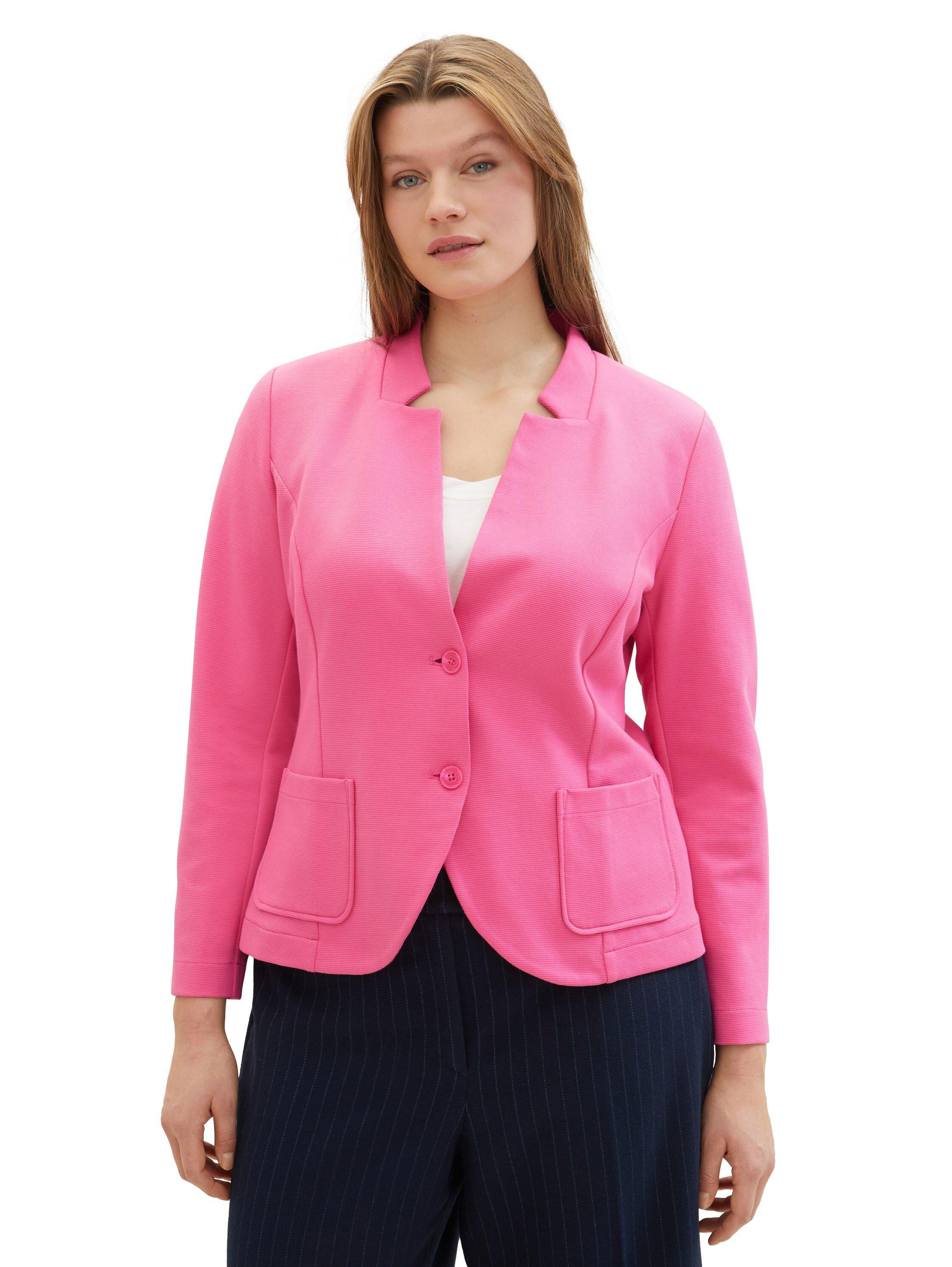 Blazer in taillierter Form, mit Ottoman-Struktur
