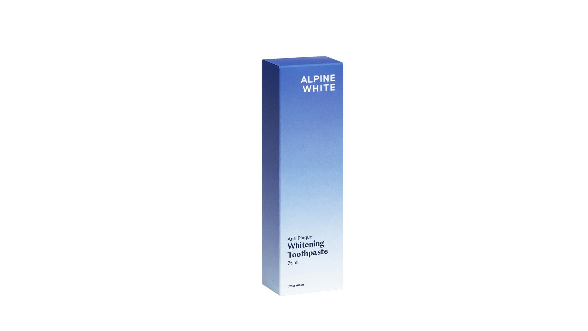 Alpine White Whitening Toothpaste Anti Plaque Paste Tb 75 ml