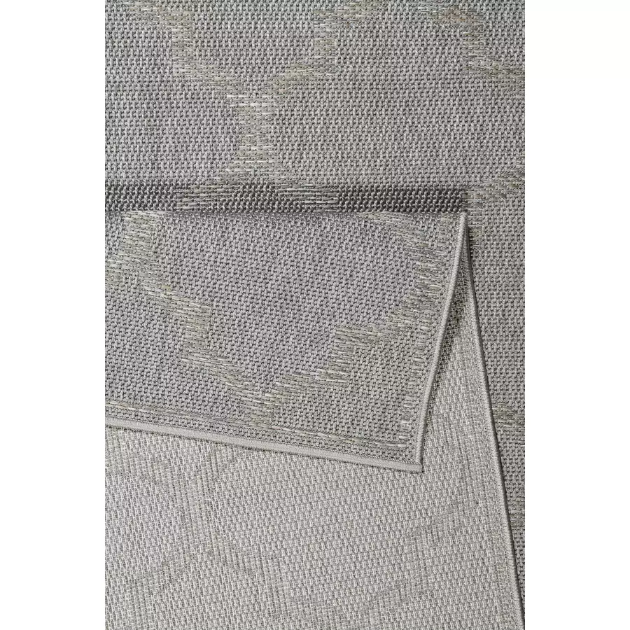 Wecon home Outdoorteppich In & Outdoor Gleamy Outdoor grau silber
