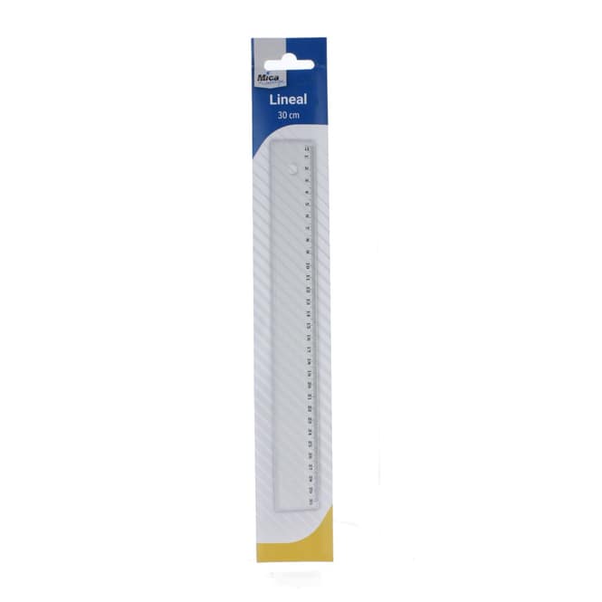Lineal - 30 cm - transparent