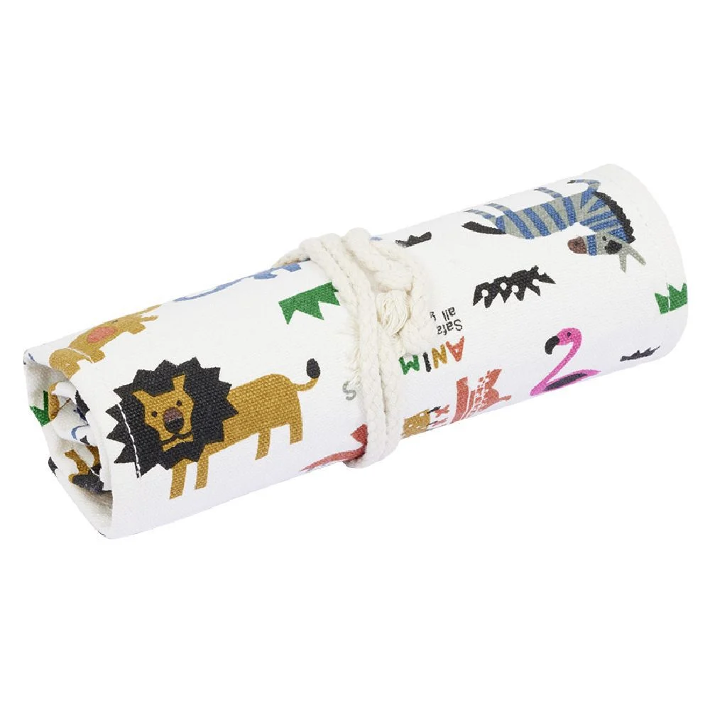 Crayon de couleur avec étui en coton x24