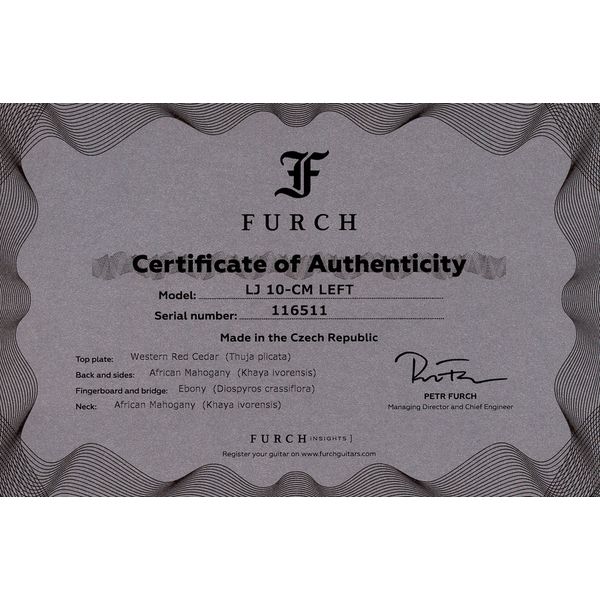Furch LJ-10-CM LH w/EAS-VTC