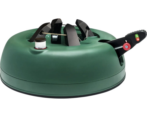 Kunststof kerstboomstandaard, max. boomhoogte 2 m, max. stamdiameter 3-10 cm, groen