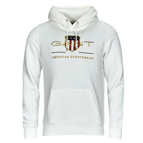 Gant - ARCHIVE SHIELD HOODIE - Blanc