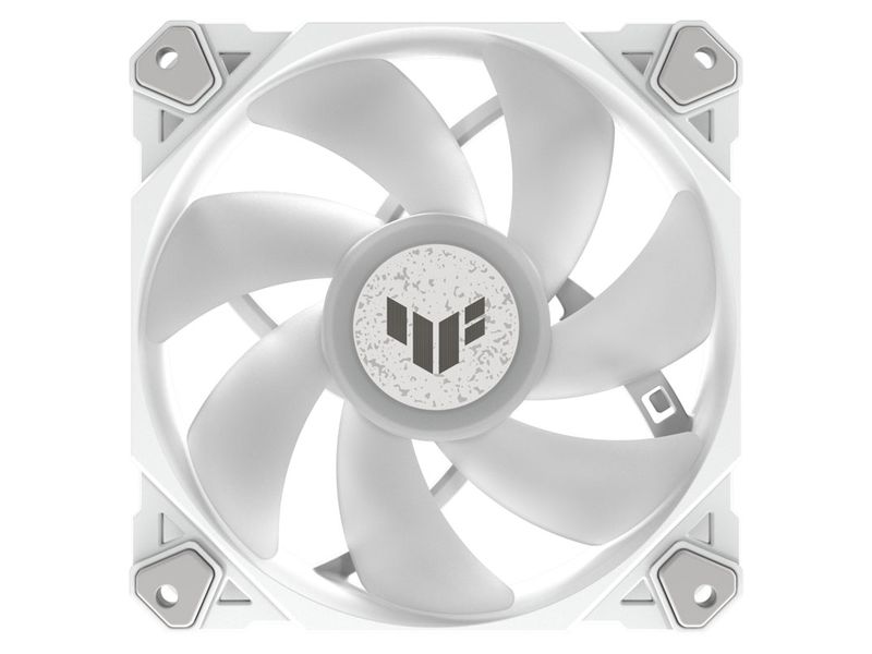 ASUS PC-Lüfter TUF GAMING TF120 ARGB Weiss Hochleistungs-120mm ARGB-Lüfter mit PWM-Steuerung