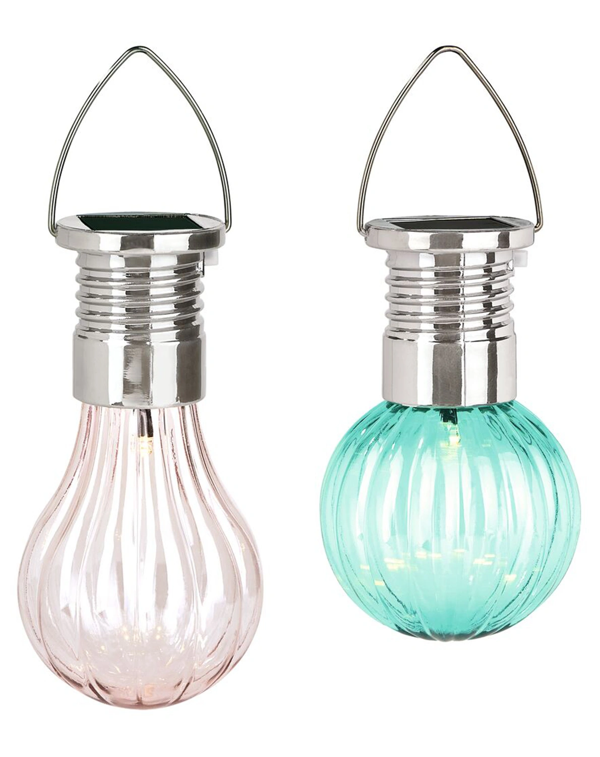 LED-Solar-Lichter FERNWEH 2er-Set
