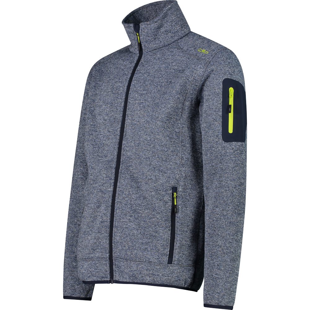 CMP Knit-Tech Fleecejacke Herren blau