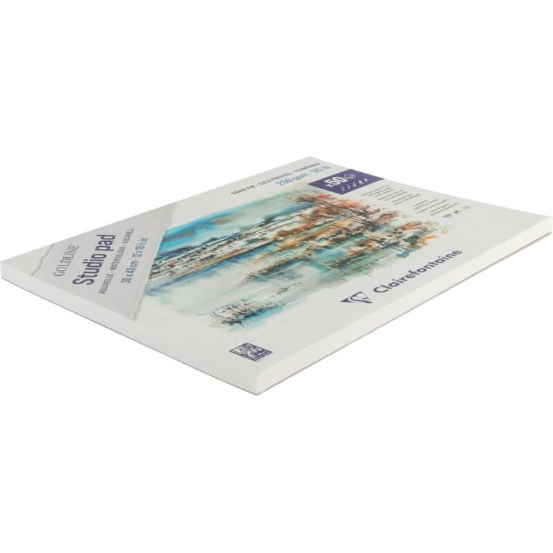 Goldline Studio bloc collé 50F 30x40cm 200g grain fin
