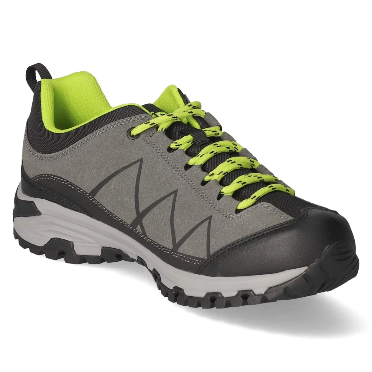 BrüttingOutdoorschuhe KANSAS - anthrazit/schwarz/lemon