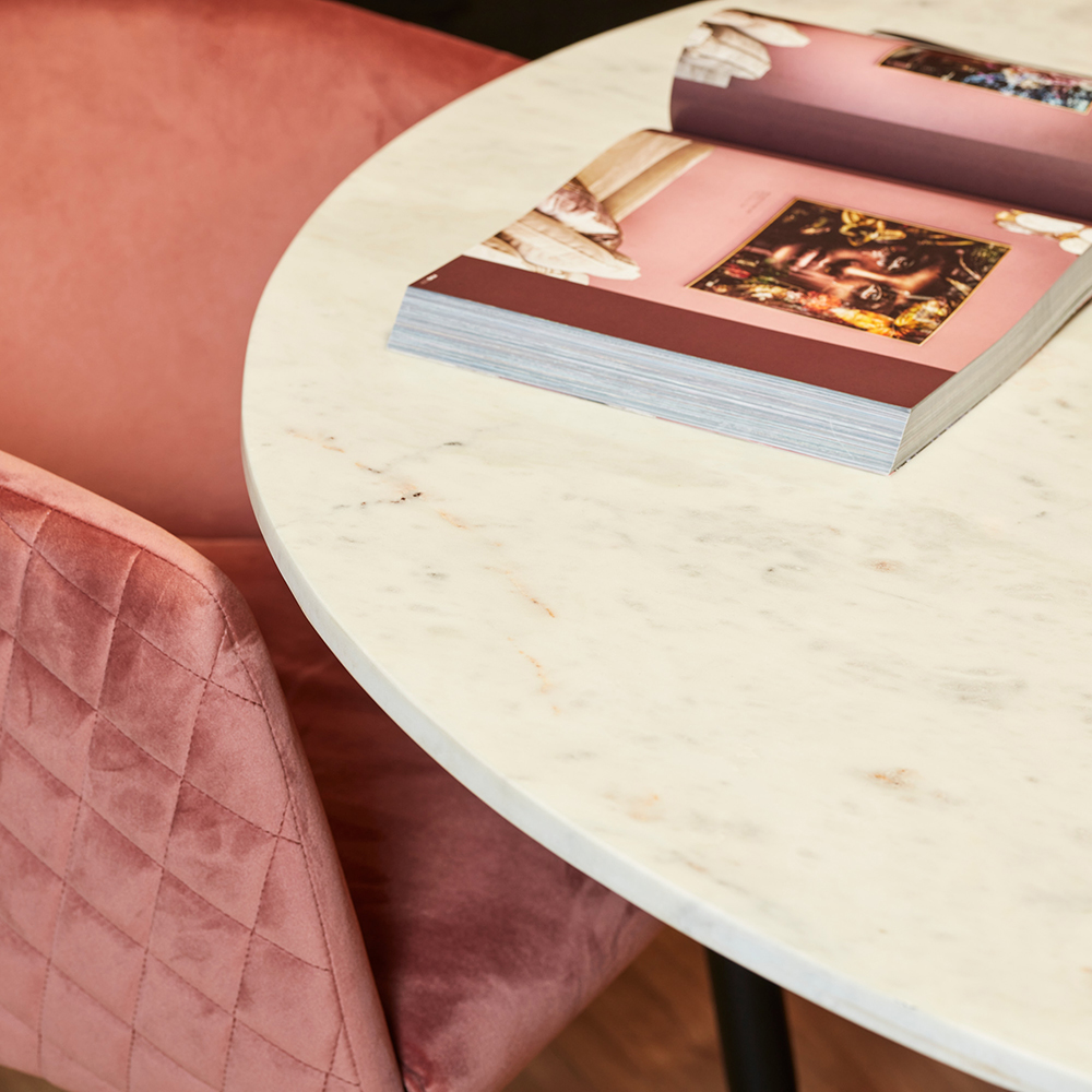 Eettafel Marmer Fred Wit 130