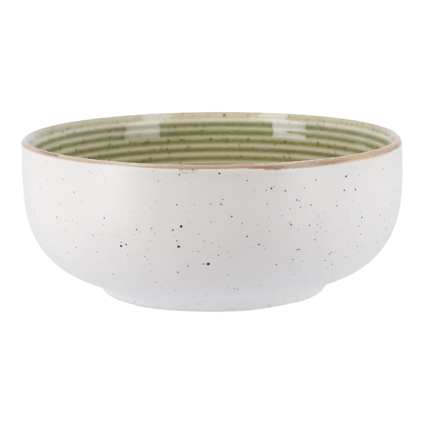 Schale Rille, grün, 11 cm