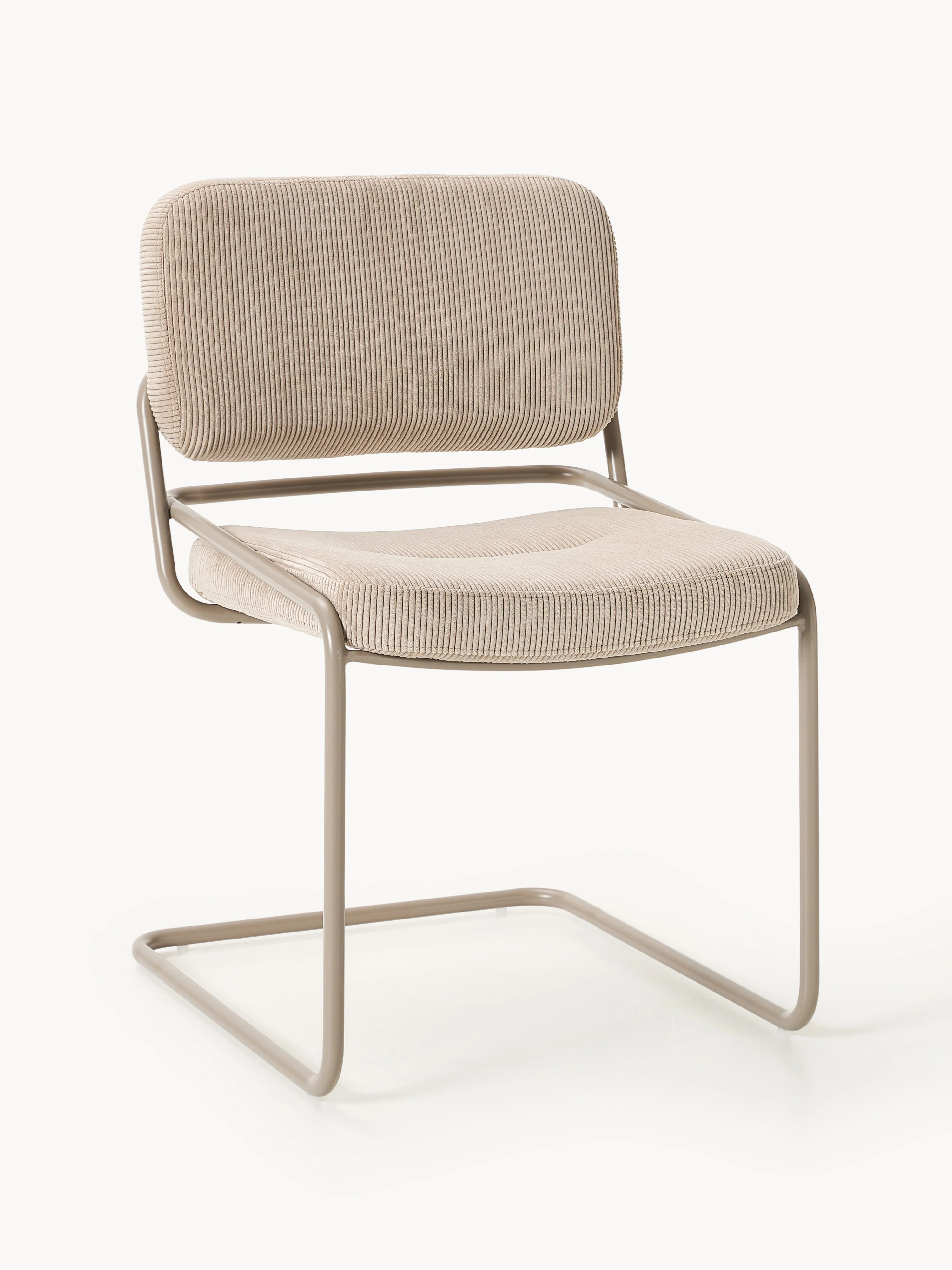 Cantilever stoel Don van corduroy